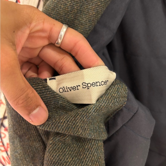 Oliver Spencer Three Pocket Buckle Back Chore Jacket Size 40 - Picture 8 of 10